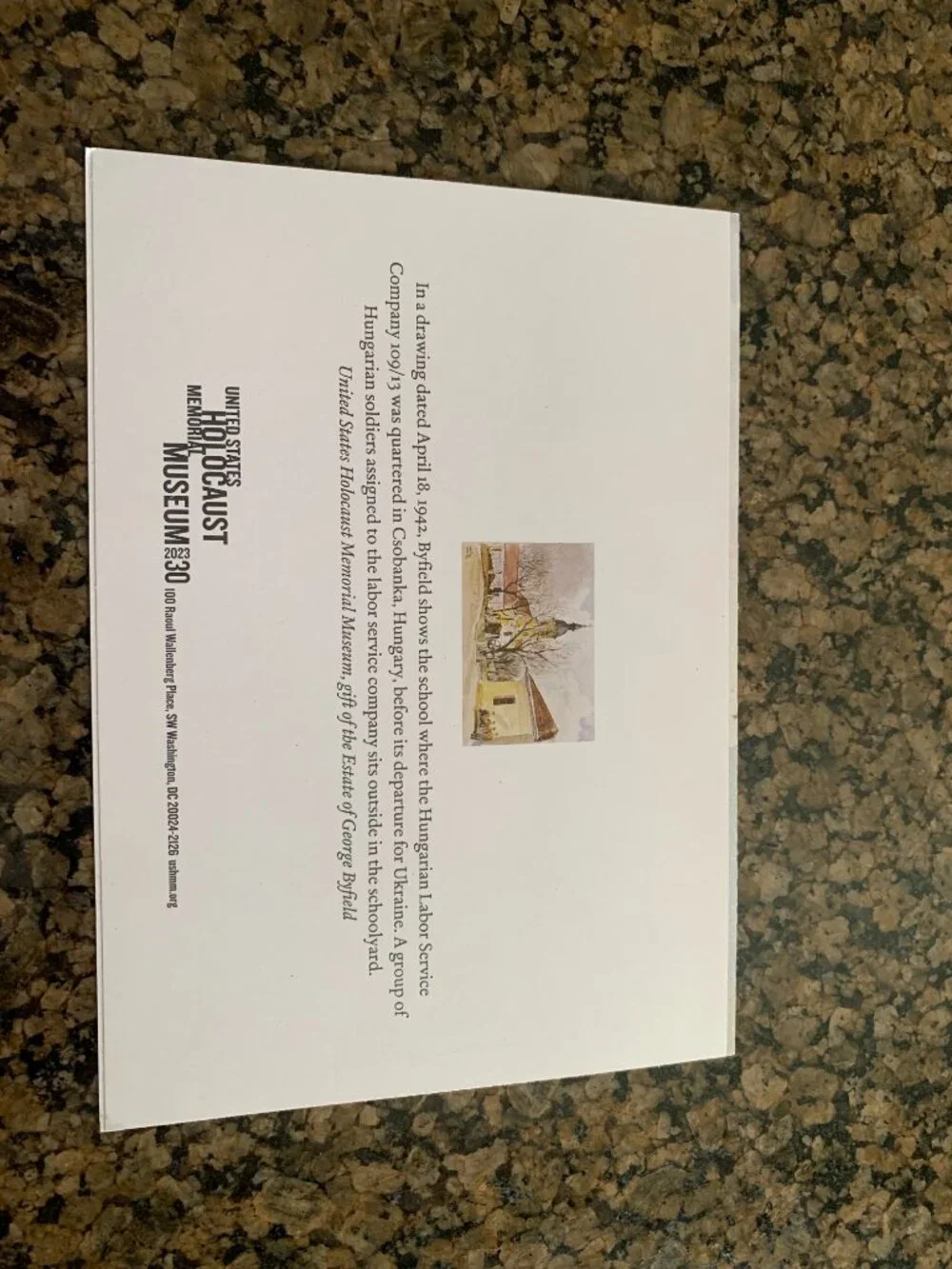 US Holocaust Memorial Museum USHMM 30th Anniversary George Byfield Art Cards Lot